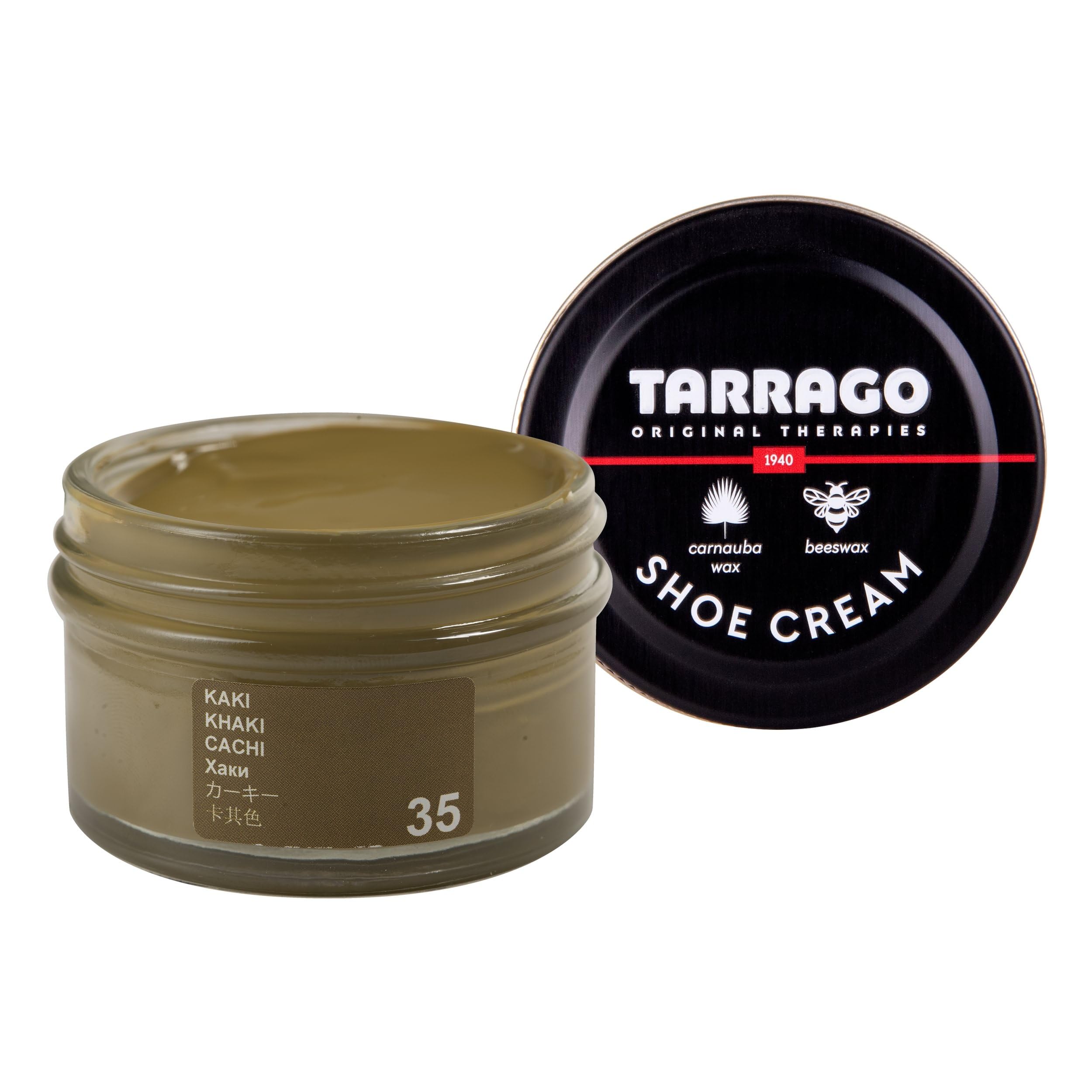 Tarrago Shoe Cream   Professional Shoe Polish With Carnauba Wax To Re Color And Polish   Smooth Leather Shoes And Boots  Over 10